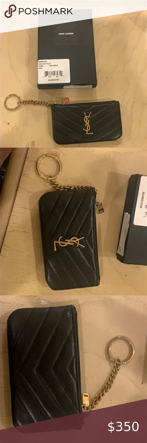 ysl keychain men|YSL coin purse keychain.